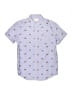 Crewcuts Hearts Purple Short Sleeve Button-Down Shirt Size 16 - photo 1