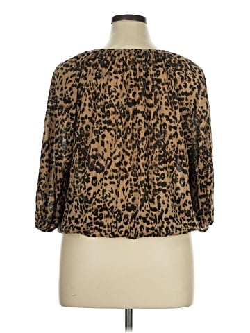 Faded Glory 3/4 Sleeve Blouse (view 2)