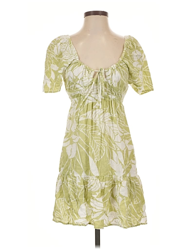 Pre-owned Rip Curl Casual Dress In Green