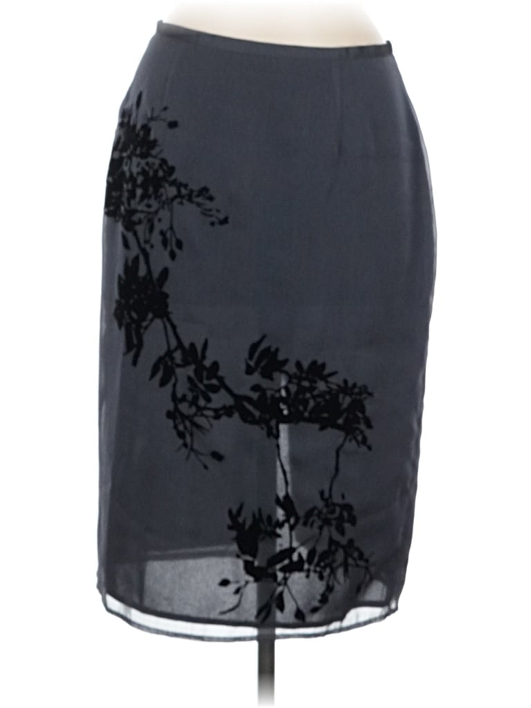 Pre-owned Express Formal Skirt In Gray