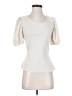 Rachel Parcell Ivory Short Sleeve Top Size XS - photo 1