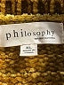 Philosophy Republic Clothing 100% Polyester Metallic Brown Pullover Sweater Size XL - photo 7