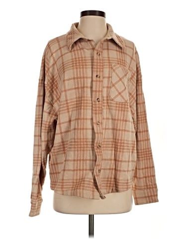 Victoria's Secret Pink Long Sleeve Button-Down Shirt (view 1)