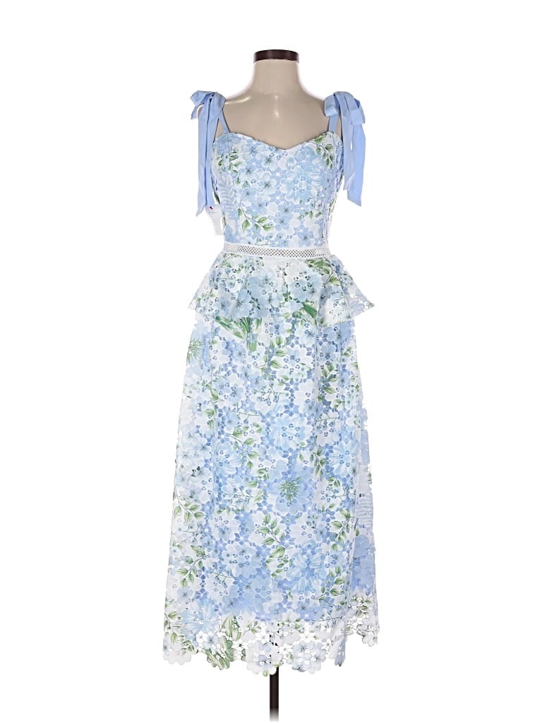 Pre-owned Just Me Cocktail Dress In Blue