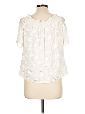 White House Black Market Short Sleeve Blouse (view 2)
