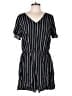 Old Navy 100% Rayon Stripes Black Romper Size L (tall) - photo 1