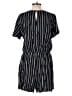 Old Navy 100% Rayon Stripes Black Romper Size L (tall) - photo 2