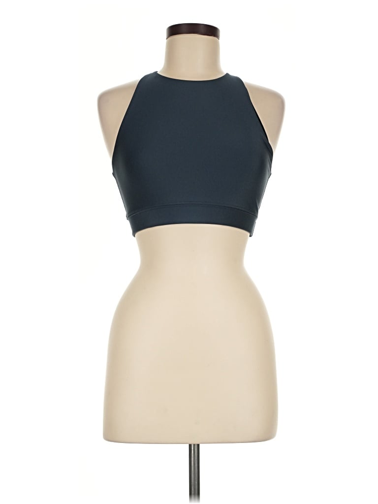 Pre-owned Peloton Tank Top Blue Halter Neckline Tops