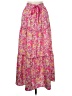 Unbranded 100% Polyester Paisley Pink Casual Skirt Size M - photo 1