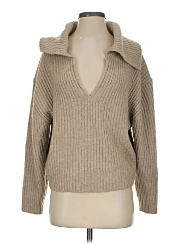 Olivaceous Turtleneck Sweater (view 1)