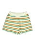 Zara Chevron-herringbone Green Shorts Size 13 - 14 - photo 1