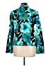 French Laundry Print Teal Jacket Size L - photo 2