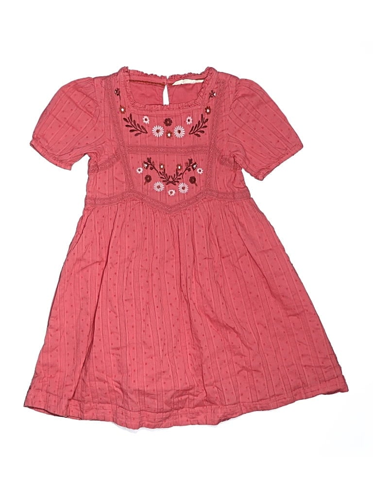 Pre-owned Mini Boden Kids' Dress In Red