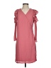 T.D.C. 100% Polyester Pink Cocktail Dress Size XS - photo 1