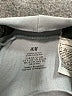 H&M 100% Cotton Gray Active Pants 3-6 MO / 6 MO - photo 3