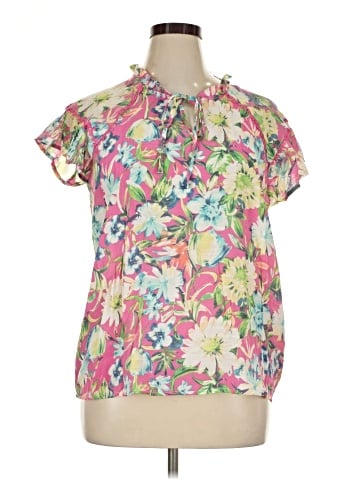 Counterparts Short Sleeve Blouse (view 1)