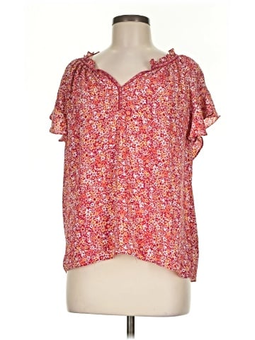 Max Studio Short Sleeve Blouse (view 1)