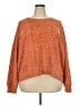 Lou & Grey Tweed Orange Pullover Sweater Size XXL - photo 1