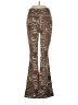 No Comment Animal Print Brown Casual Pants Size XS - photo 2