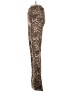No Comment Animal Print Brown Casual Pants Size XS - photo 5