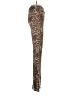 No Comment Animal Print Brown Casual Pants Size XS - photo 4