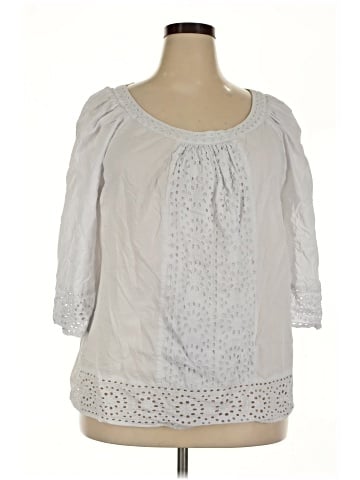 Indigo Soul 3/4 Sleeve Blouse (view 1)