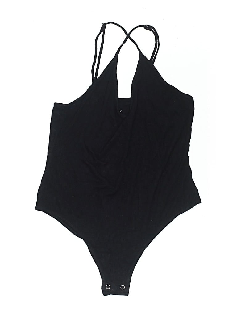 Pre-owned Flirtitude Bodysuit In Black