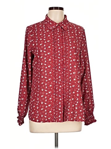 Allegra K Long Sleeve Blouse (view 1)