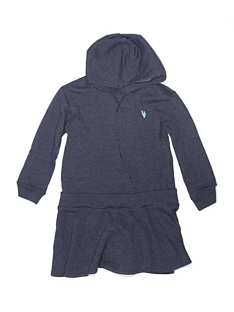 Pre-owned Crewcuts Kids' Pullover Hoodie In Blue
