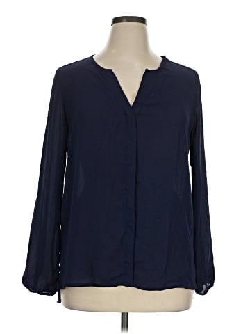 Just Fab Long Sleeve Blouse (view 1)