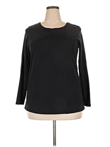 Lane Bryant Outlet 3/4 Sleeve T-Shirt (view 1)