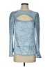 Baum Und Pferdgarten 100% Polyester Solid Blue Long Sleeve Blouse Size EU 36 / US 6 - photo 1