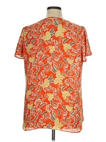 Rose + Olive Short Sleeve Blouse (view 2)