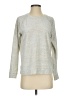 Lou & Grey Metallic Silver Pullover Sweater Size XS - photo 1