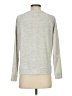 Lou & Grey Metallic Silver Pullover Sweater Size XS - photo 2