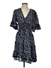 Max Studio 100% Polyester Floral Blue Casual Dress Size S - photo 1