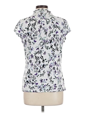 Karl Lagerfeld Paris Short Sleeve Blouse (view 2)
