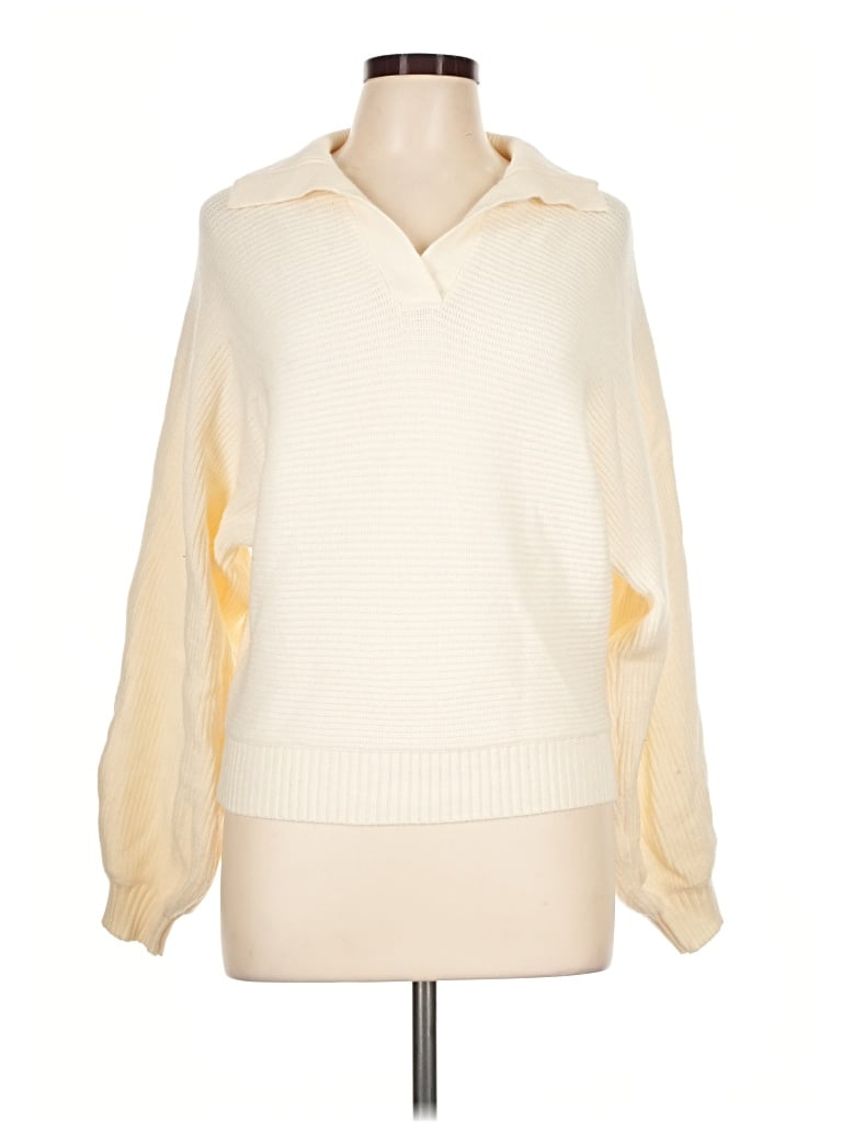 Pre-owned Cider Pullover Sweater In Ivory