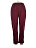 Blair 100% Polyester Solid Burgundy Track Pants Size 16 - photo 1