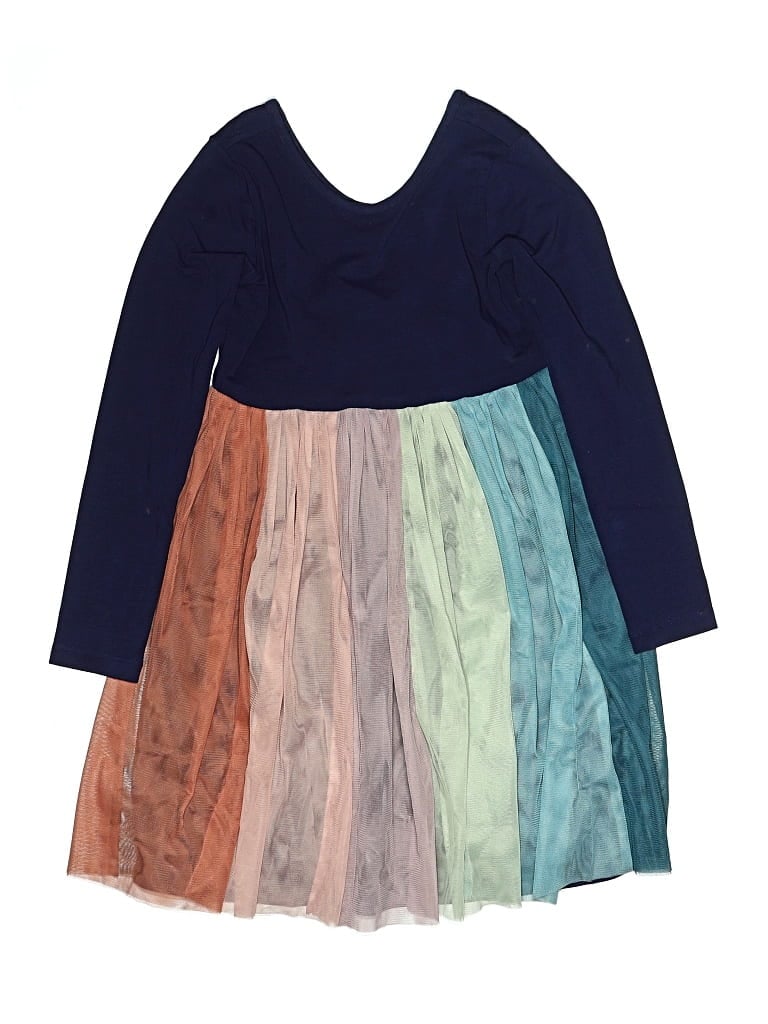 Pre-owned Hanna Andersson Kids' Dress In Blue
