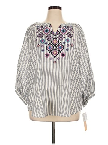 Ruby Rd. 3/4 Sleeve Blouse (view 1)