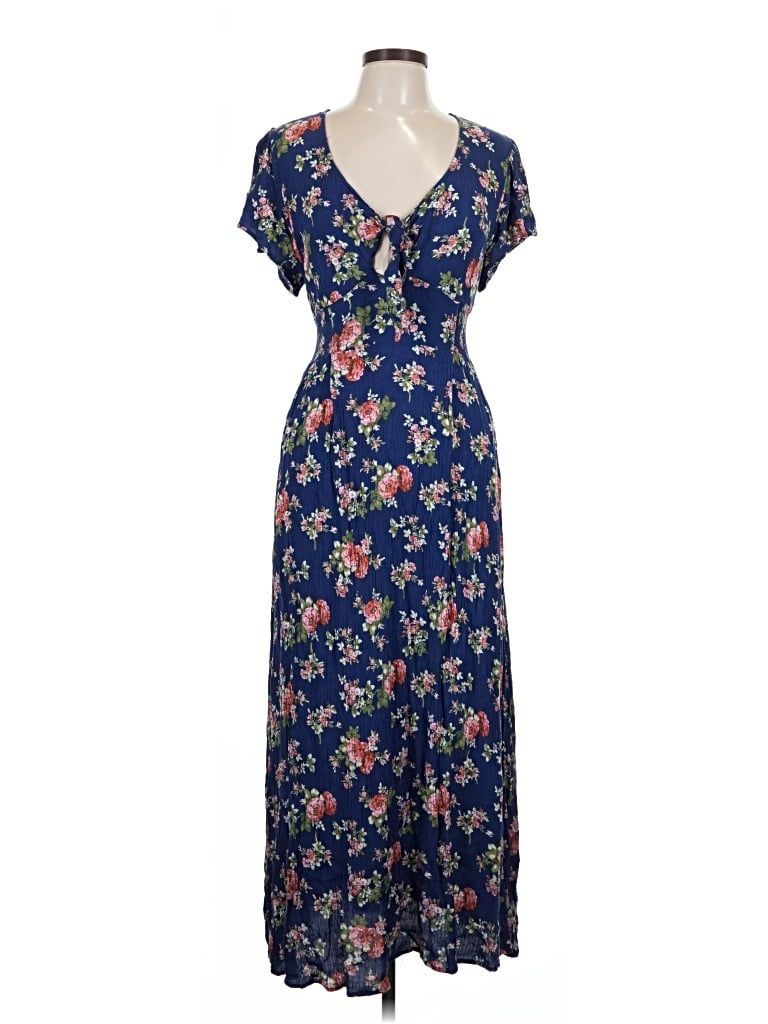 Pre-owned Blush Casual Dress In Blue
