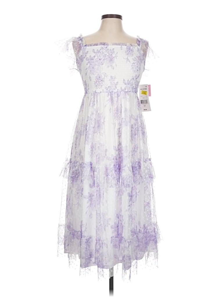Rare Editions Cocktail Dress In Purple