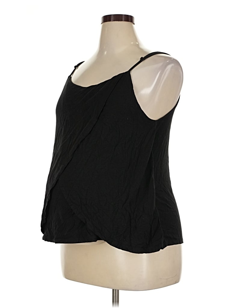 Pre-owned Gap - Maternity Sleeveless Top Black Scoop Neck Tops