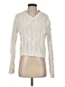 Hazel 100% Polyester Ivory Pullover Sweater Size S - photo 1