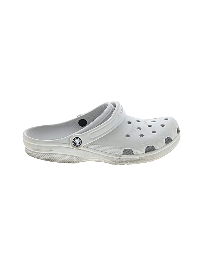 Pre-owned Crocs Mule/clog In White