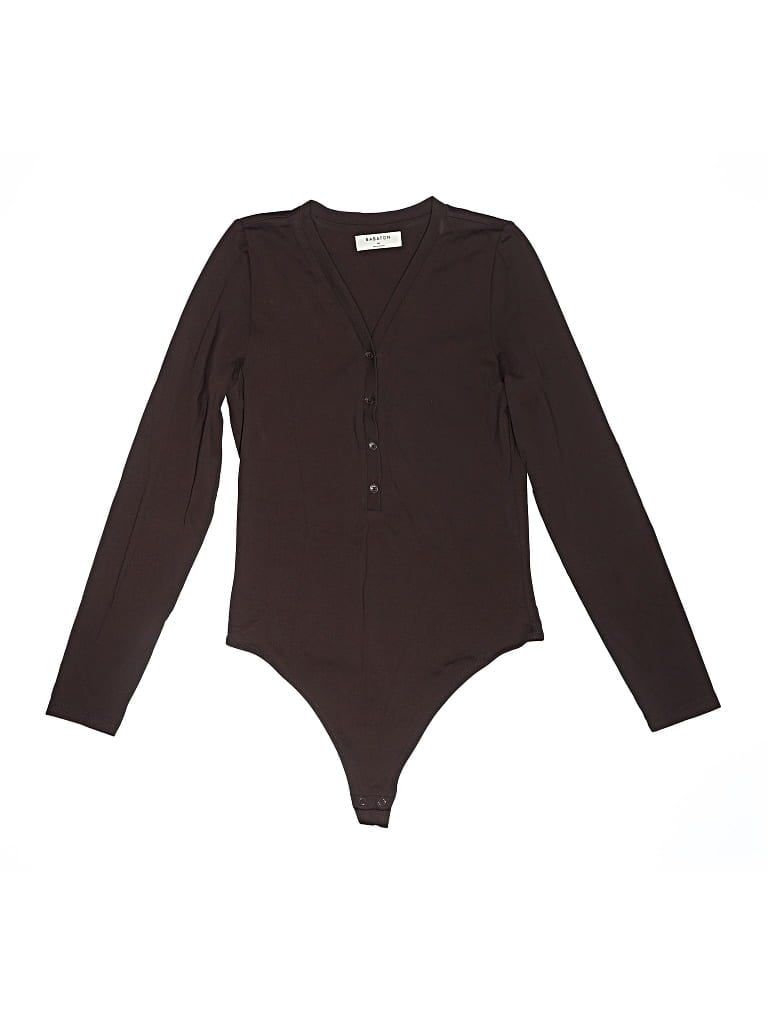 Pre-owned Babaton Bodysuit In Brown