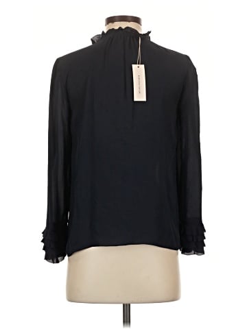 Rebecca Taylor Long Sleeve Silk Top (view 2)
