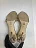 Gianni Bini 100% Leather Gold Sandals Size 6 - photo 4