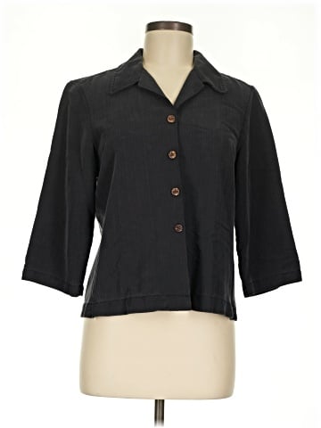 Caribbean Joe 3/4 Sleeve Button-Down Shirt (view 1)